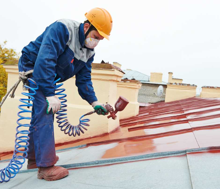 WHAT IS THE ROOF SPRAYING PROCESS